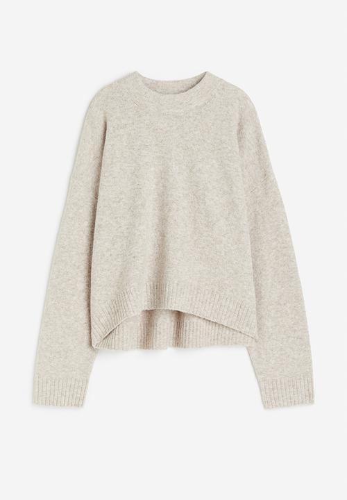 H&M - Fine-knit jumper - beige marl 