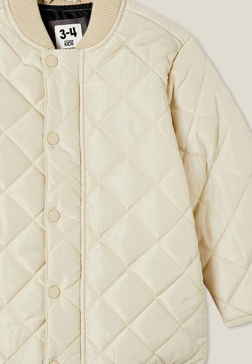 Cotton On - Brody quilted jacket - rainy day