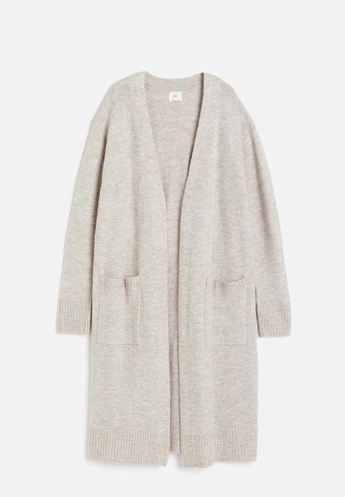 H&M - Long cardigan - light beige