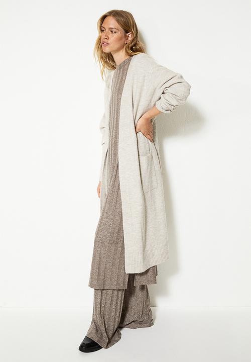 H&M - Long cardigan - light beige