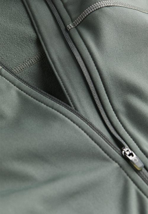 H&M - Drymove™ warm running top - dark khaki green