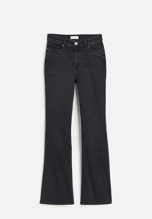 H&M - Flared high jeans - dark grey