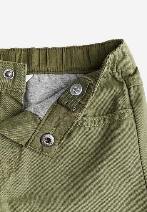H&M - Lined twill trousers - khaki green