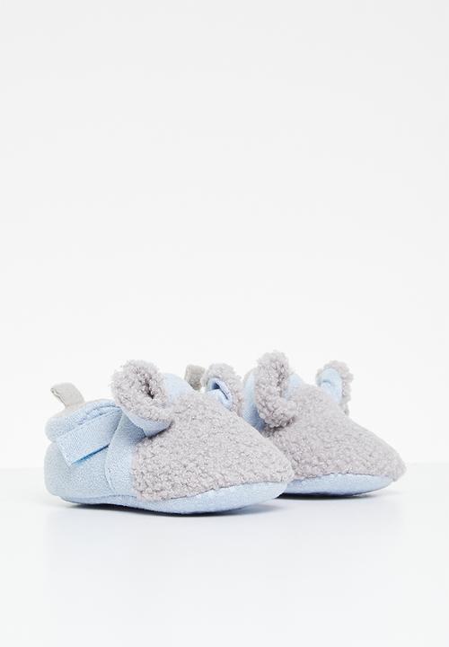 Pop Candy - Teddy fleece slippers - blue