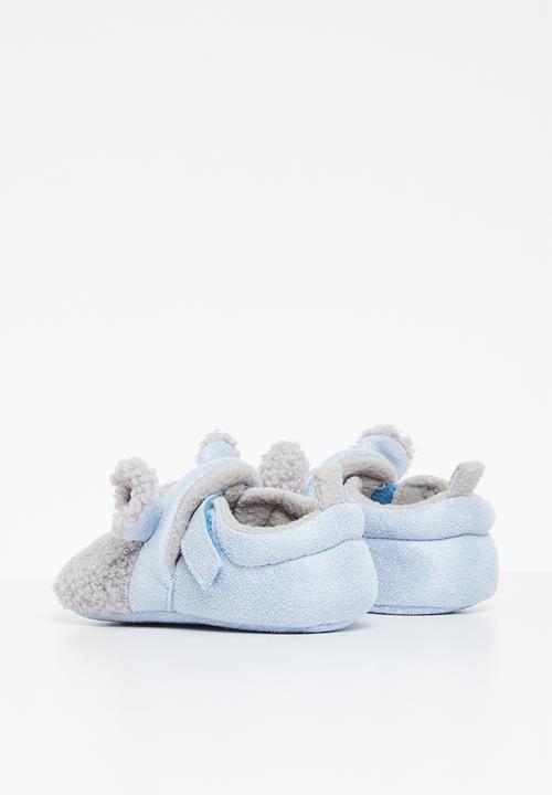 Pop Candy - Teddy fleece slippers - blue