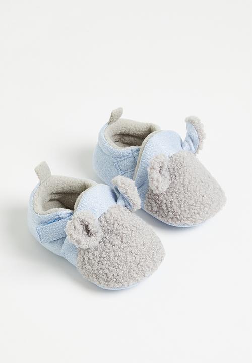 Pop Candy - Teddy fleece slippers - blue
