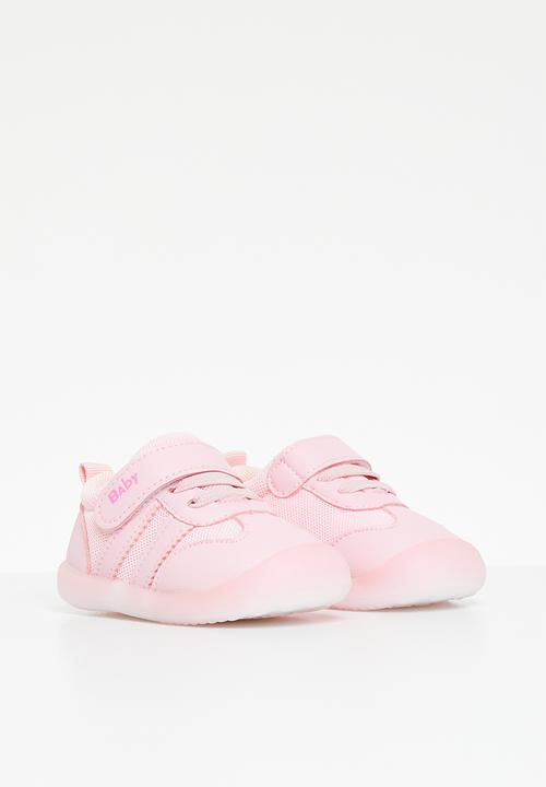 Pop Candy - Velcro & lace sneakers - pink