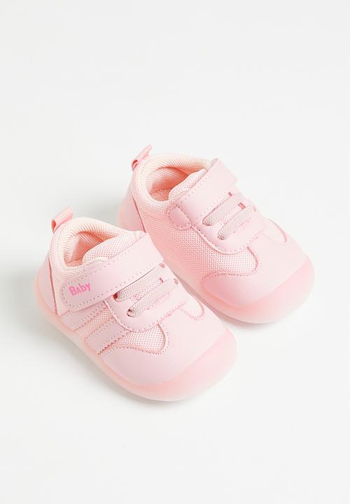 Pop Candy - Velcro & lace sneakers - pink