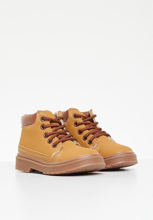 Pop Candy - Lace up boots - brown