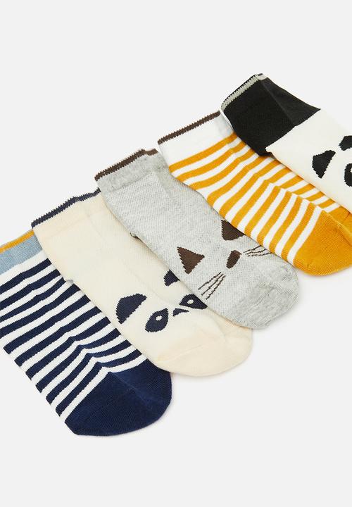 Pop Candy - 5 Pack ankle socks - multi