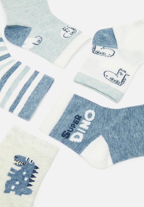 Pop Candy - 5 Pack ankle socks - blue