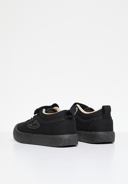 Pop Candy - Velcro & lace sneakers - black
