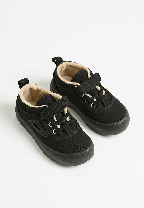 Pop Candy - Velcro & lace sneakers - black