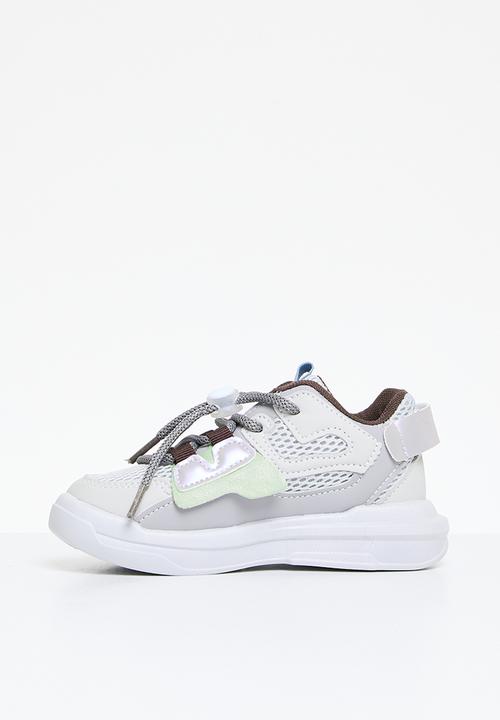 Pop Candy - Lace up sneakers - grey