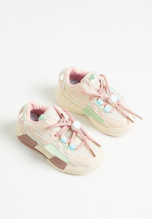 Pop Candy - Lace up sneakers - pink