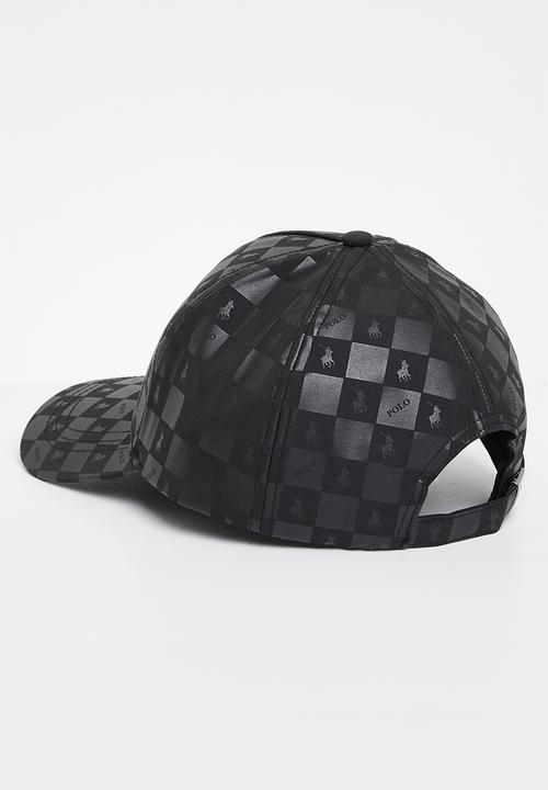 POLO - 5 Panel Block Monogram Peak - Black