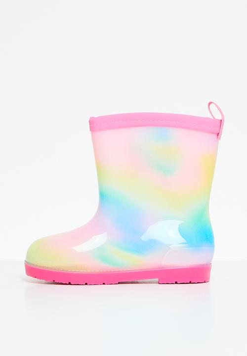 Pop Candy - Tie dye rain boots - multi