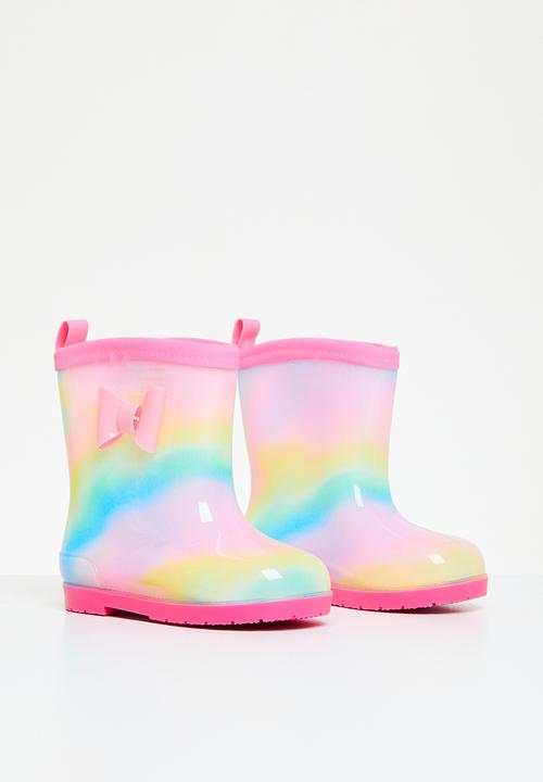 Pop Candy - Tie dye rain boots - multi