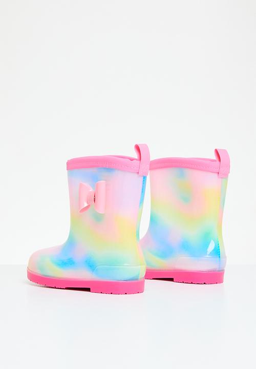 Pop Candy - Tie dye rain boots - multi