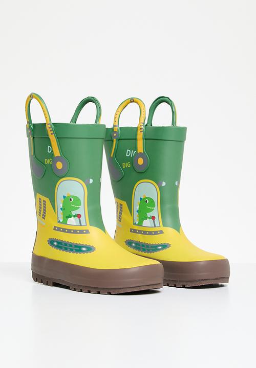 Pop Candy - Printed rain boots - green