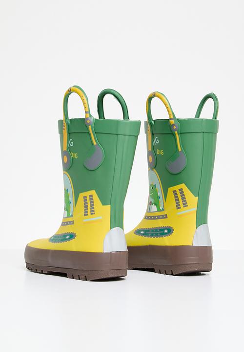 Pop Candy - Printed rain boots - green