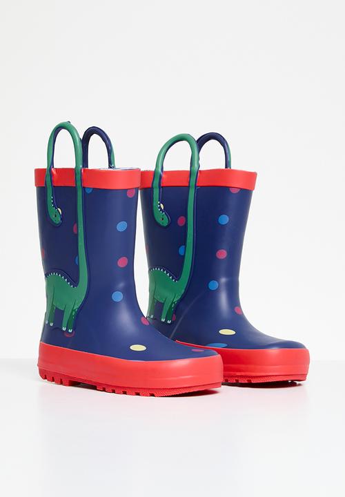 Pop Candy - Printed rain boots - blue
