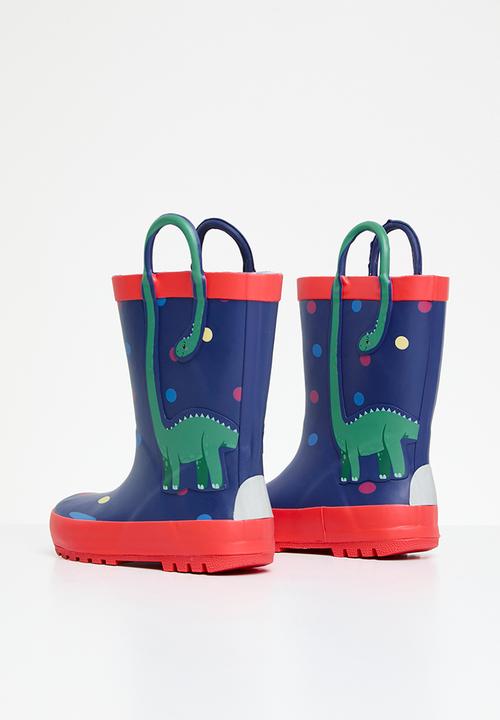 Pop Candy - Printed rain boots - blue