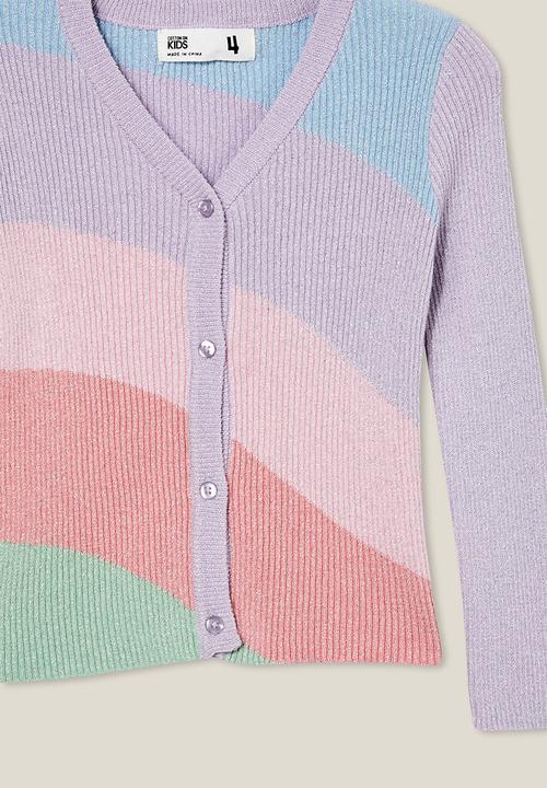 Cotton On - Molly cardigan - rainbow/silver