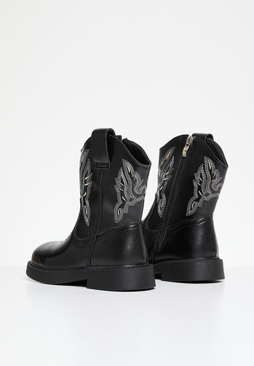 Pop Candy - Cowboy boots - black