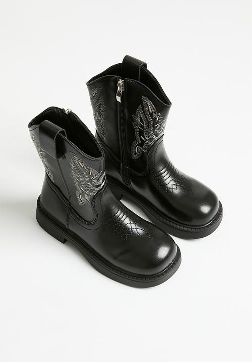 Pop Candy - Cowboy boots - black
