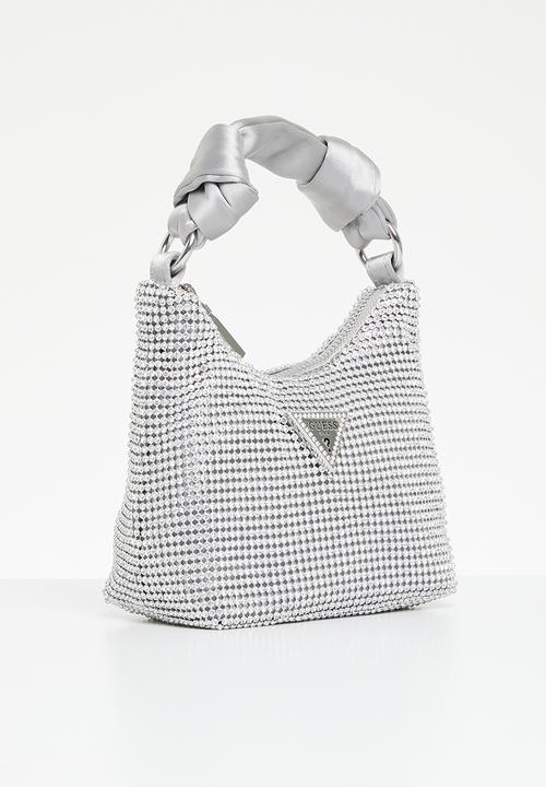 GUESS - Lua mini hobo - silver