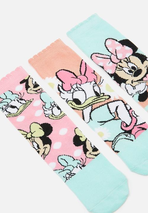Character Group - Minnie 3 pack socks - pink