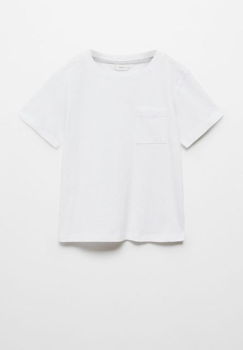 MANGO - T-shirt basica6b - white