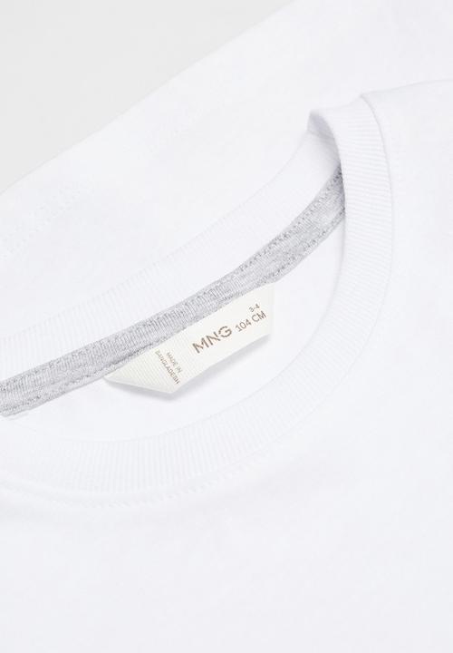 MANGO - T-shirt basica6b - white