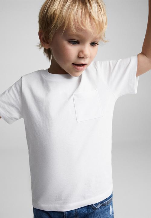 MANGO - T-shirt basica6b - white