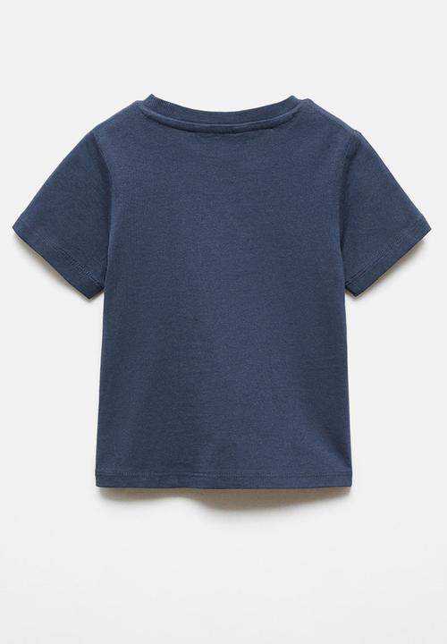 MANGO - T-shirt basica6b - navy