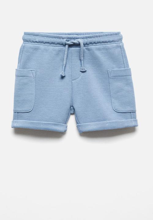 MANGO - Bermuda shorts wave - blue