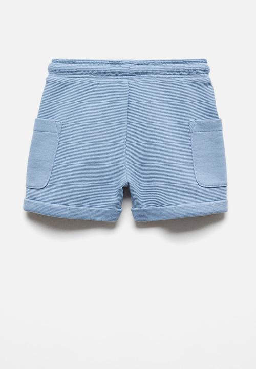 MANGO - Bermuda shorts wave - blue