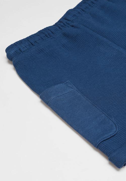 MANGO - Bermuda shorts wave - navy