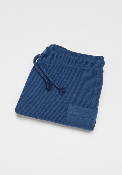 MANGO - Bermuda shorts wave - navy