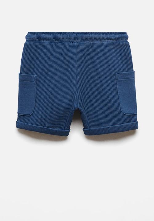 MANGO - Bermuda shorts wave - navy