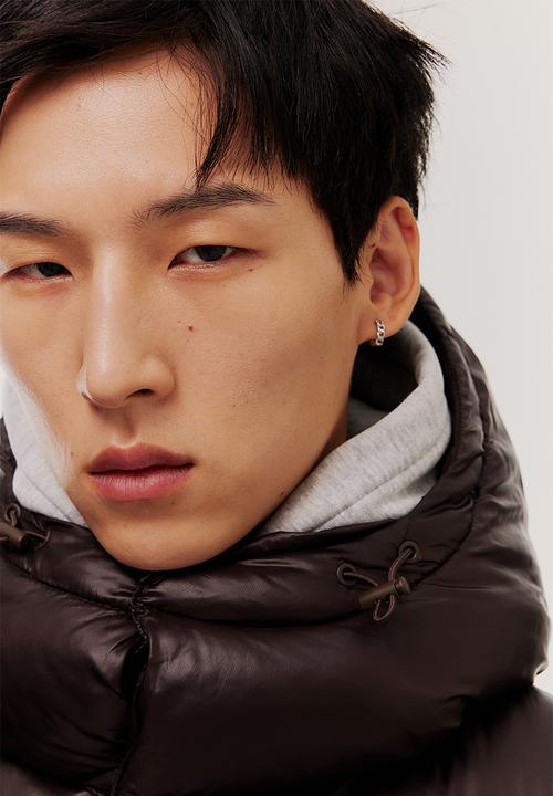 H&M - Oversized fit puffer jacket - dark brown