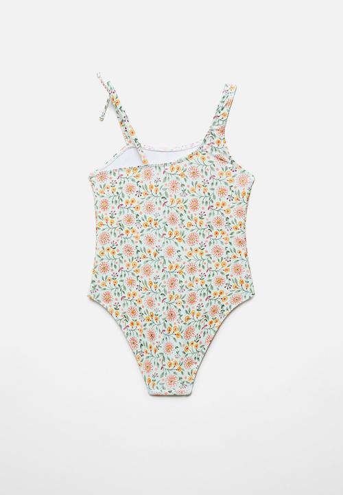 MANGO - Swimsuit florkg - pastel green