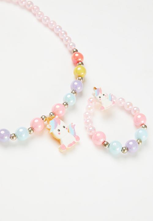 Pop Candy - Necklace & bracelet set - multi