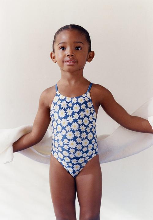 MANGO - Swimsuit margab - navy