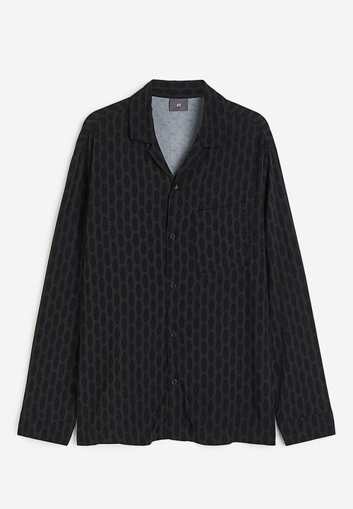 H&M - Relaxed fit pyjamas - black & patterned