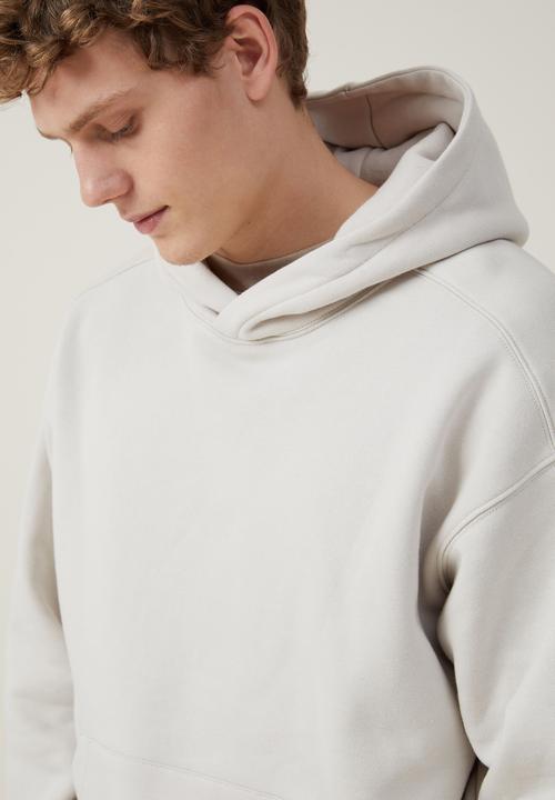 Cotton On - Box fit hoodie - bone