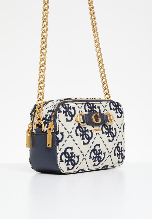 GUESS - Izzy camera bag-navy logo
