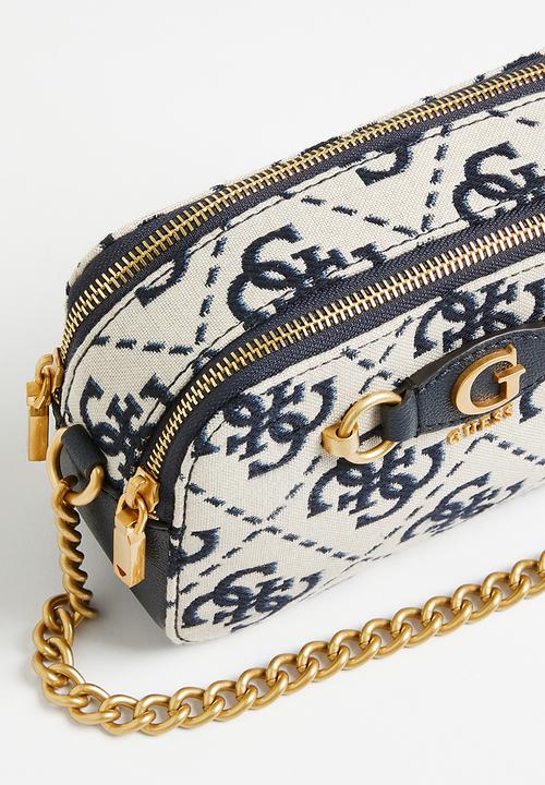 GUESS - Izzy camera bag-navy logo