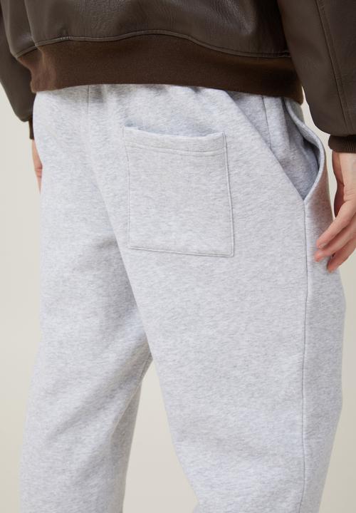 Cotton On - Relaxed track pant - grey marle